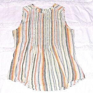 beachlunchlounge sleeveless blouse size M